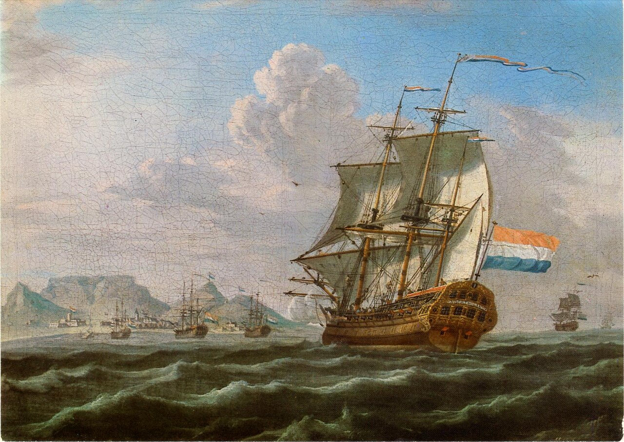 Anonymous The Noord Nieuwland in Table Bay 1762