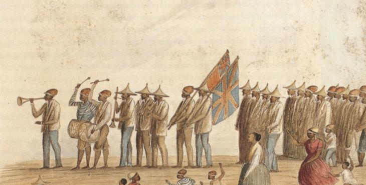 Cape Town procesion on the anniverary of slave emancipation